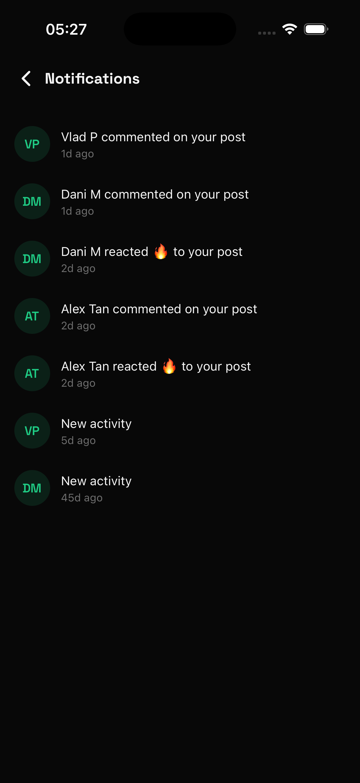 Notifications